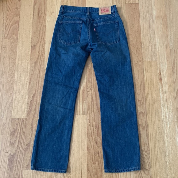 Levi's 505 Straight Leg Jeans Sz 16 Slim - Picture 4 of 9